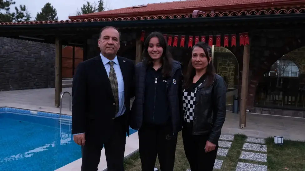 Atakan Yazgan, Avrupa Şampiyonu Ceyda Melek Pınar’ı Ağırladı