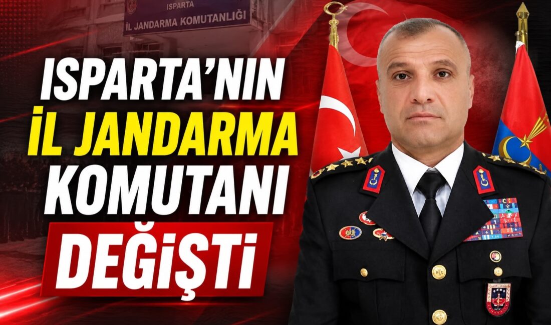 Isparta İl Jandarma Komutanlığı görevine Jandarma Kıdemli Albay Uğur Başkonak