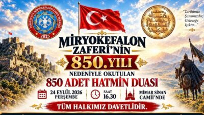 Isparta 1176 Miryokefalon Zafer Derneği tarafından, Miryokefalon Zaferi’nin 850. yıl