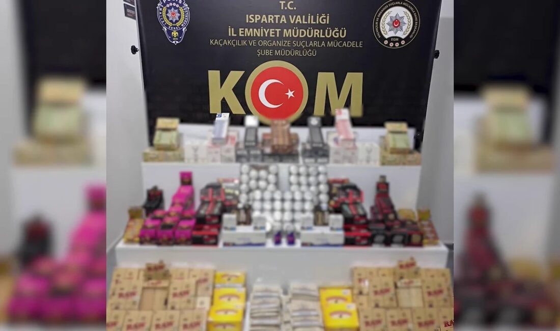 Isparta’da polis ekiplerinin düzenlediği eş