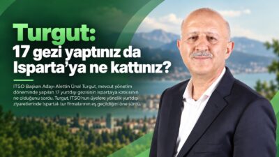 ITSO Başkan Adayı Alettin Ünal Turgut, mevcut yönetim döneminde yapılan