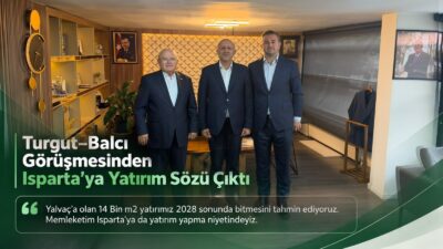 Mustafa Balcı: "Yalvaç’a olan 14Bin m2 yatırımız 2028 sonunda bitmesini