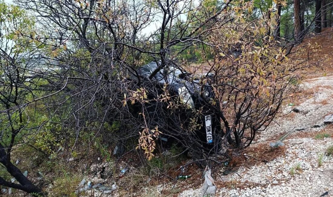 Isparta-Burdur dağ yolunda kontrolden çıkan