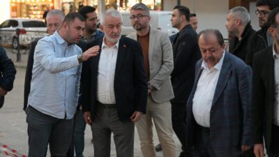 Isparta Belediye Başkanı Şükrü Başdeğirmen, Cumhuriyet Caddesi’ndeki yeniden düzenleme çalışmalarını
