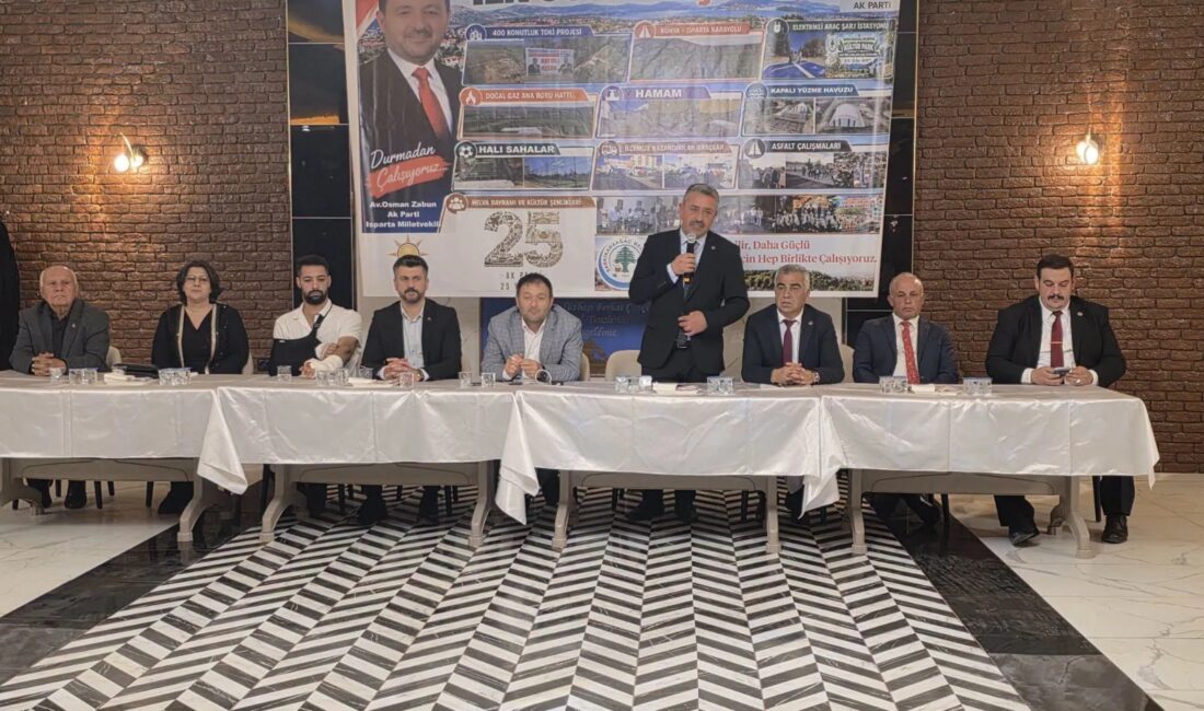 AK Parti Şarkikaraağaç İlçe Başkanlığı tarafından düzenlenen istişare toplantısı, geniş
